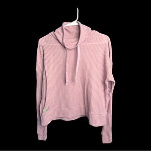Simply Southern Imperfectly Perfect Turtle Neck Sweater Pink Size Large